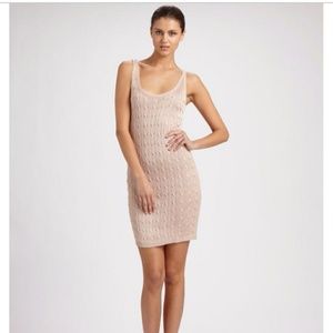 Ralph Lauren Black Label cable sweater tank dress